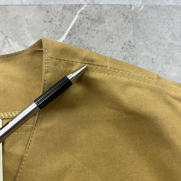 90s Vintage Filson Hunting Vest Mens Large Half Moon Waterfowl Waxed Canvas - Picture 9 of 16